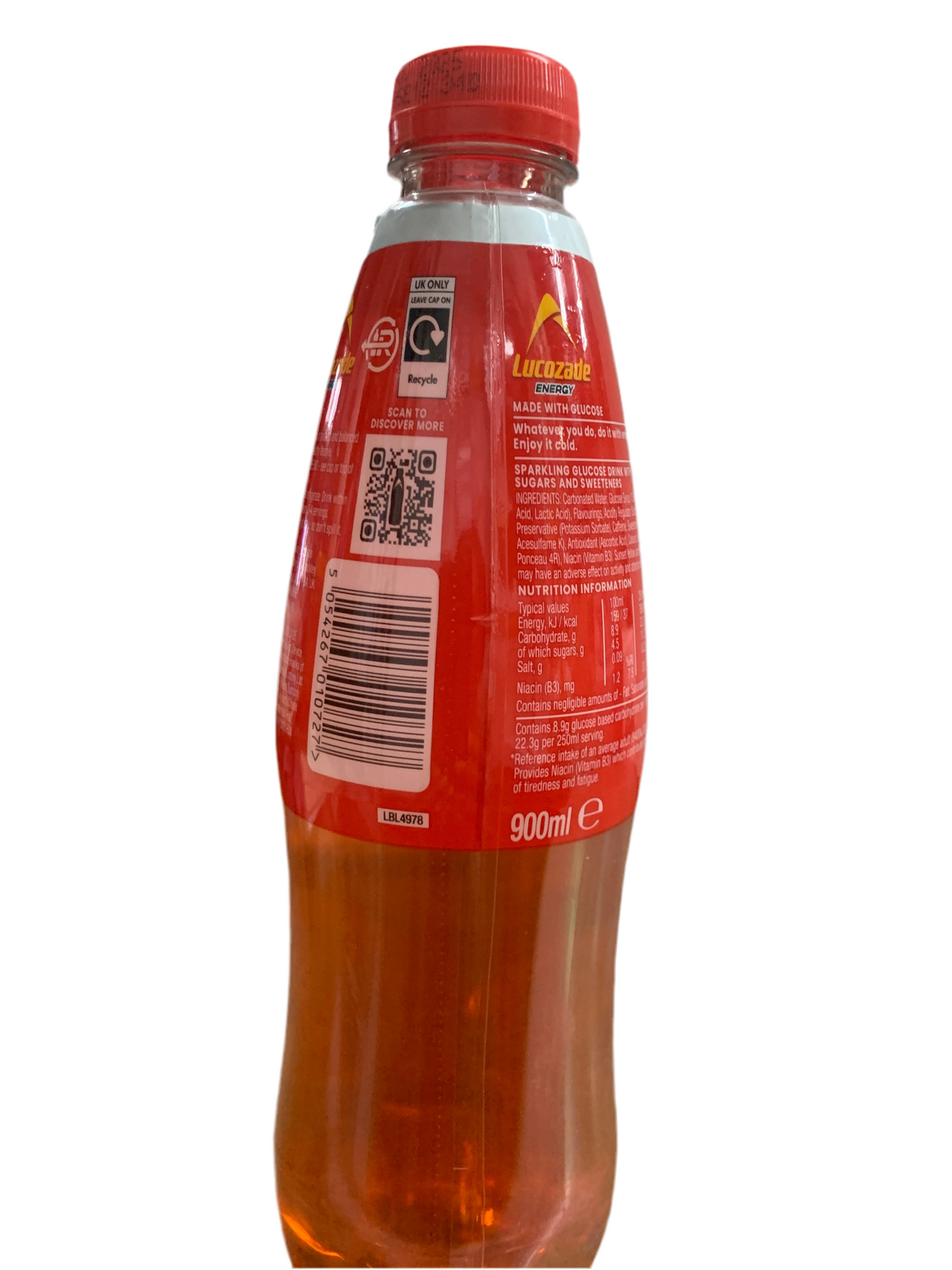 Lucozade Energy Original 900ml
