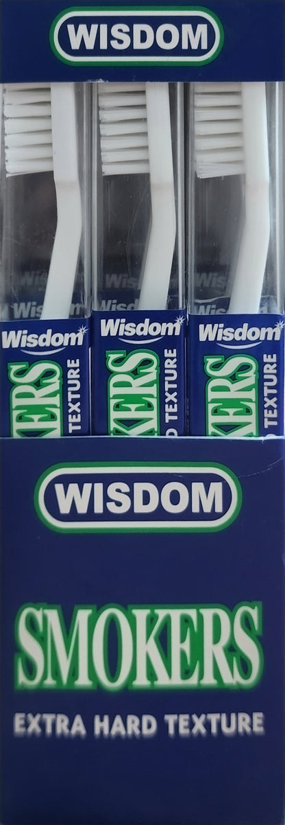 Wisdom smoker's toothbrush