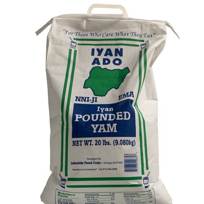 Iyan Ado Pounded Yam 20lbs