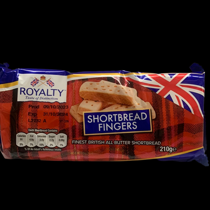 Royalty Shortbread Fingers 210g