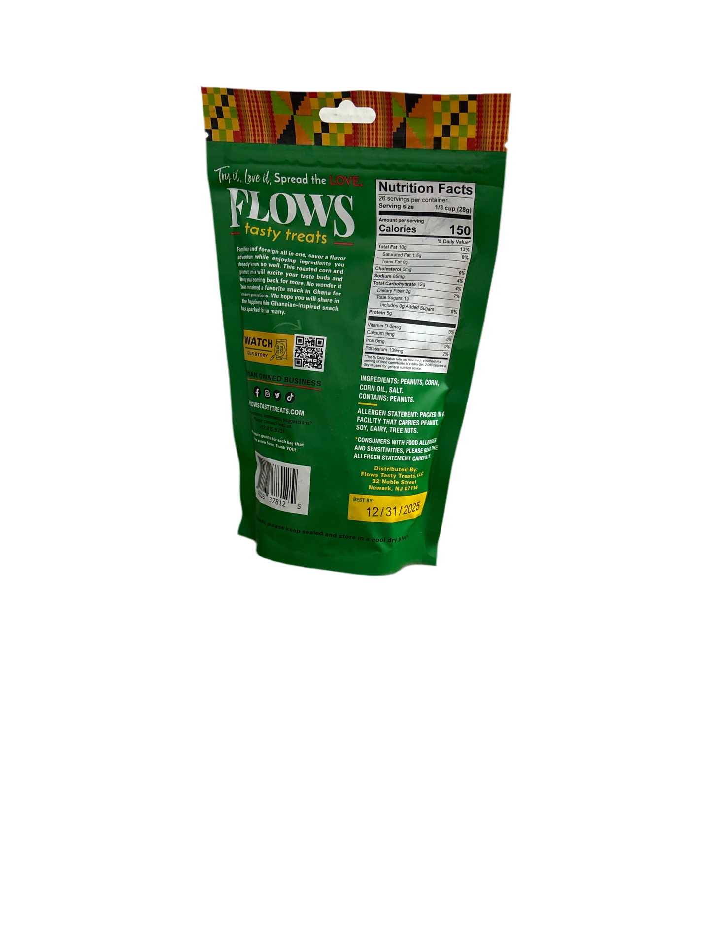 Flows Toasted Corn & Peanut Mix 26oz
