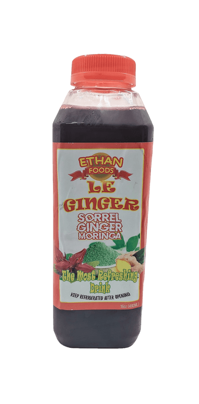 Le Ginger Sorrel/Sobolo/Hibiscus Flowers Ginger Drink 480ml