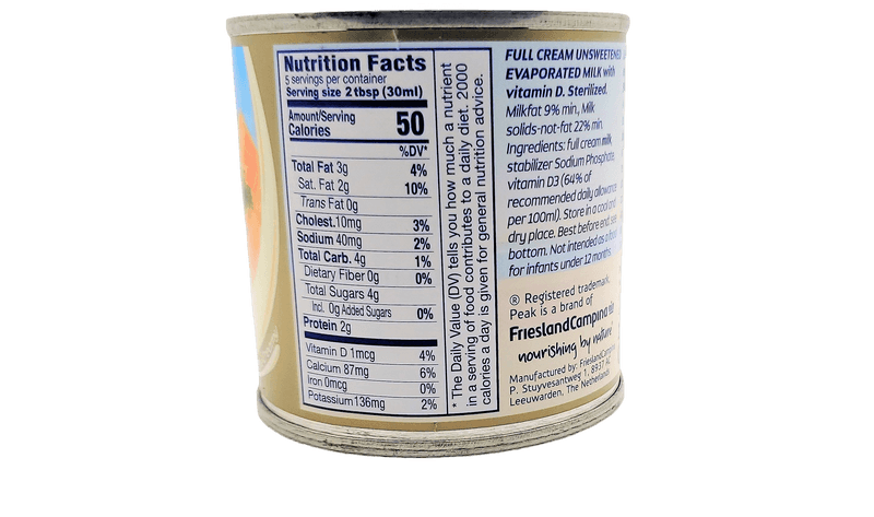 Peak Evaporated Milk 158 ml