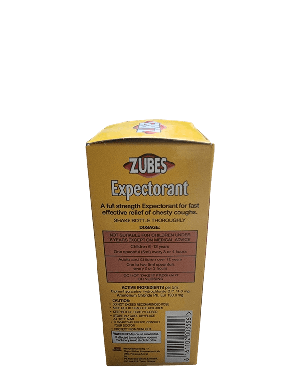 Zubes Extra Strong Cough Mixture 125ml