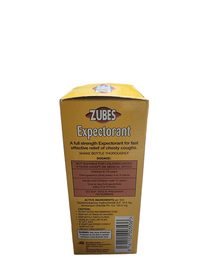 Zubes Extra Strong Cough Mixture 125ml