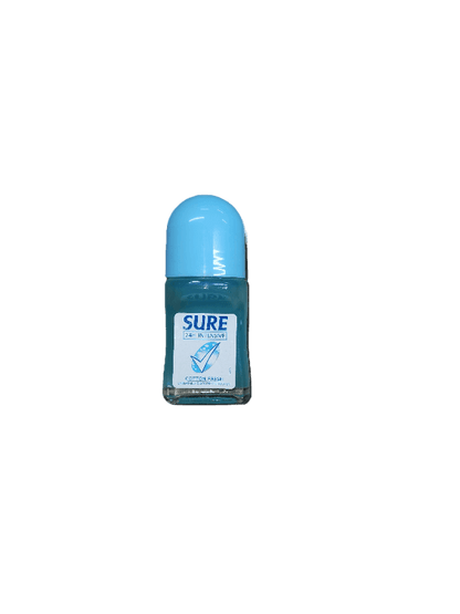 Sure deodorant assorted colors and scents (glass bottle)