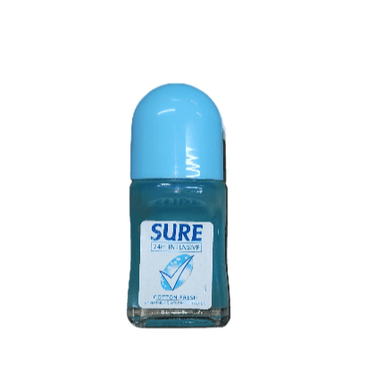 Sure Roll-On Deodorant (glass bottle)