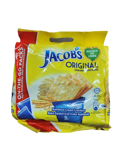 Jacobs Original Cream Crackers 600g - On the Go Packs (12 ct)